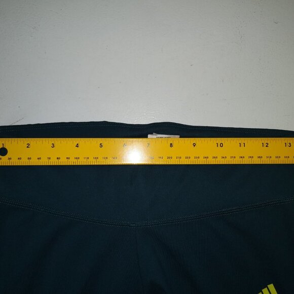 Adidas Aeroready Ladies Teal Color Capri Length Workout Leggings - Picture 6 of 7